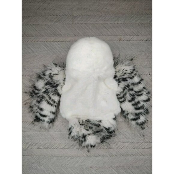 Douglas Snowy Spotted Owl Full Body Puppet Lifelike Plush Harry Potter Hedwig - Picture 3 of 6